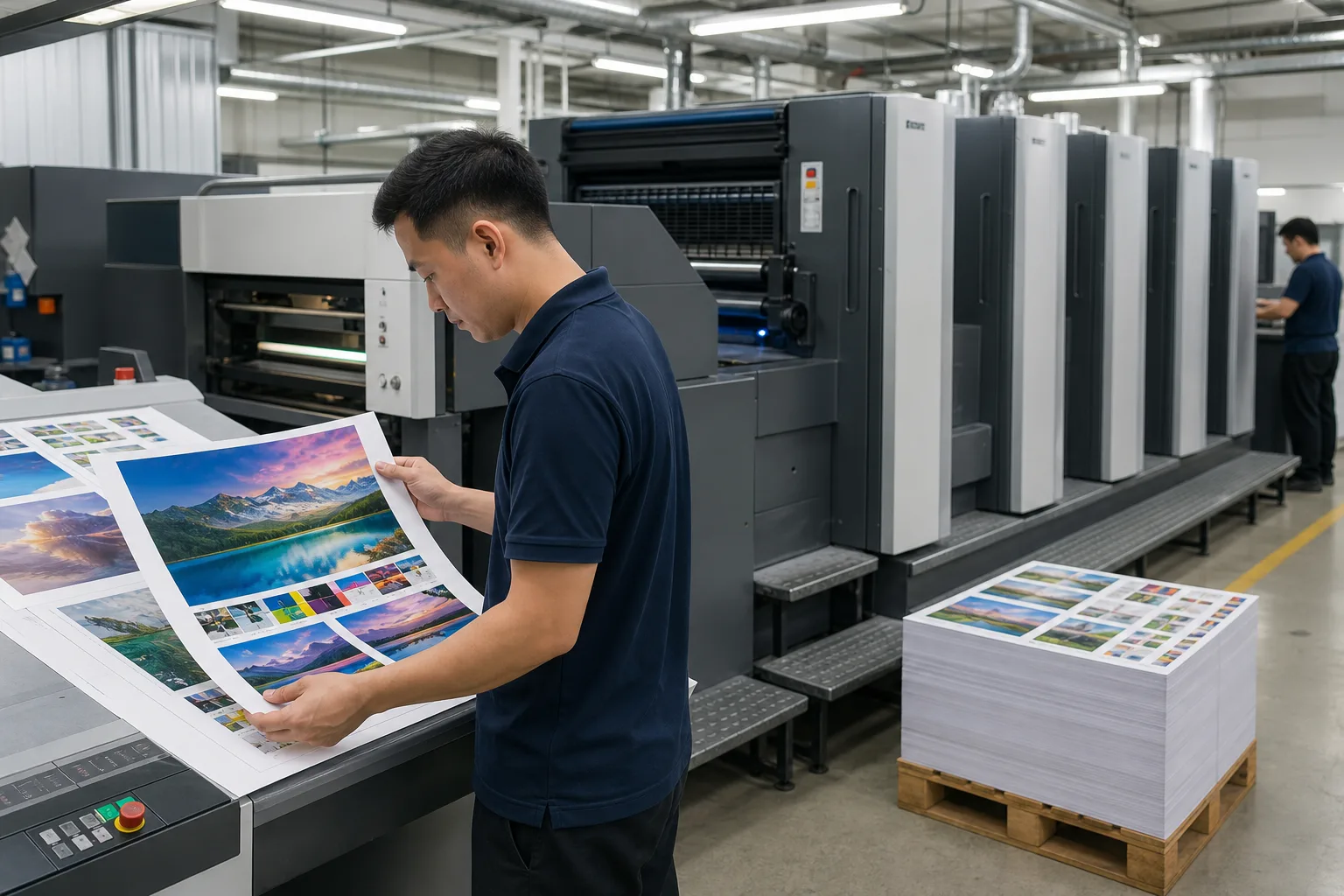 2. Tiêu chí 1 – Máy móc và công nghệ in thực tế tại xưởng