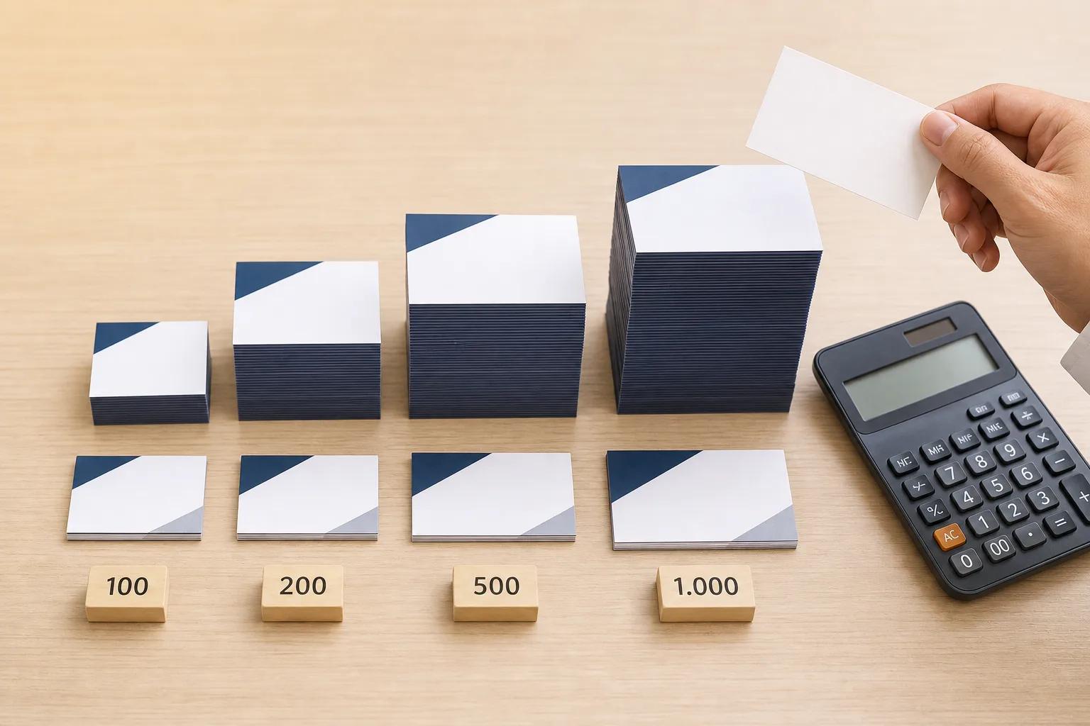 1. Mức giá in card visit phổ biến tại TPHCM hiện nay