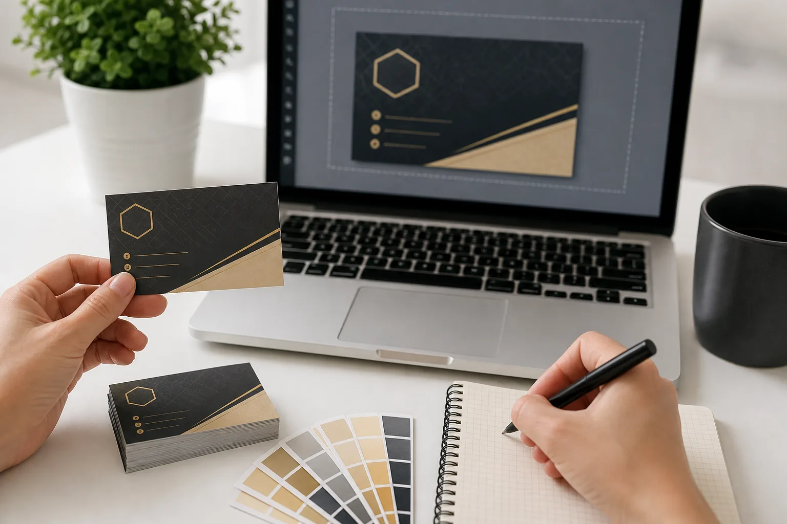 3. Hướng Dẫn Từng Bước Thiết Kế Card Visit Trên Canva