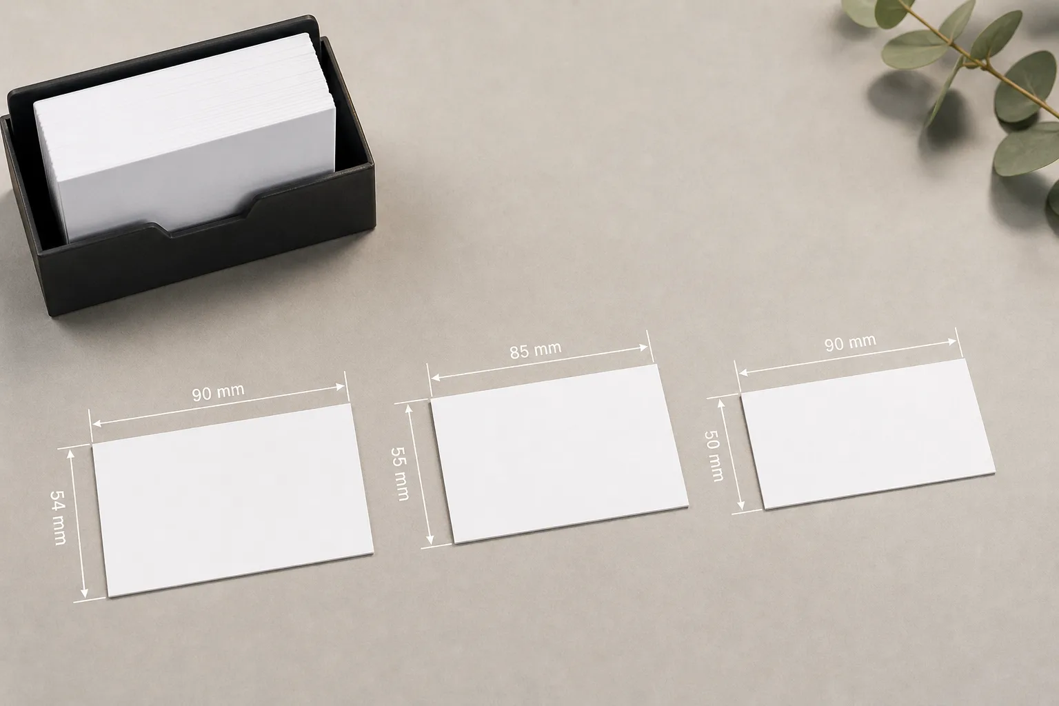 1. Kích Thước Card Visit Chuẩn Là Bao Nhiêu?