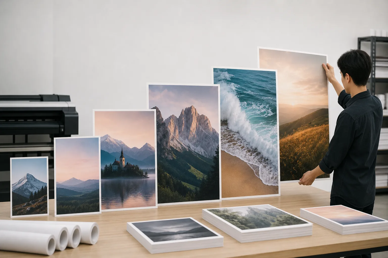 2. Bảng Giá In Poster Lấy Liền Theo Kích Thước