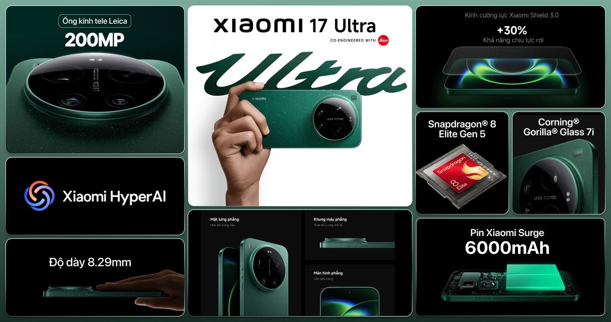 Xiaomi 17 Ultra 5G 16GB 512GB — ảnh 2