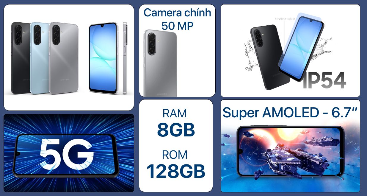 Samsung Galaxy A17 5G 8GB 128GB — ảnh 2
