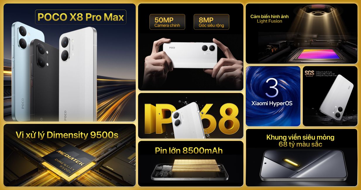POCO X8 Pro Max 12GB 256GB — ảnh 2