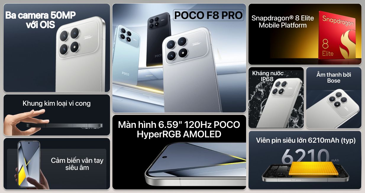Xiaomi POCO F8 Pro 5G 12GB 256GB — ảnh 2