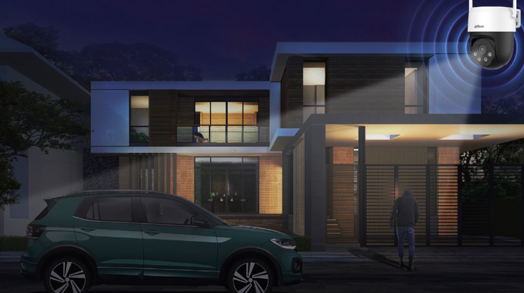 Camera IP Ngoài trời 360 Độ 3MP Dahua DH-P3AS-PV - An ninh tối đa với cảnh báo thông minh bằng âm thanh và đèn