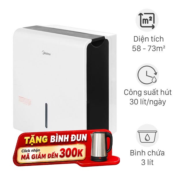 Máy hút ẩm Midea MDDP-30DEN7 550W