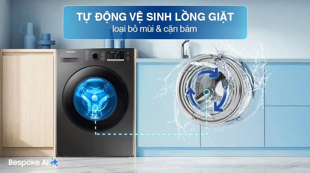 Máy giặt Samsung Inverter 9.5kg WW95TA046AX/SV - Tiện ích