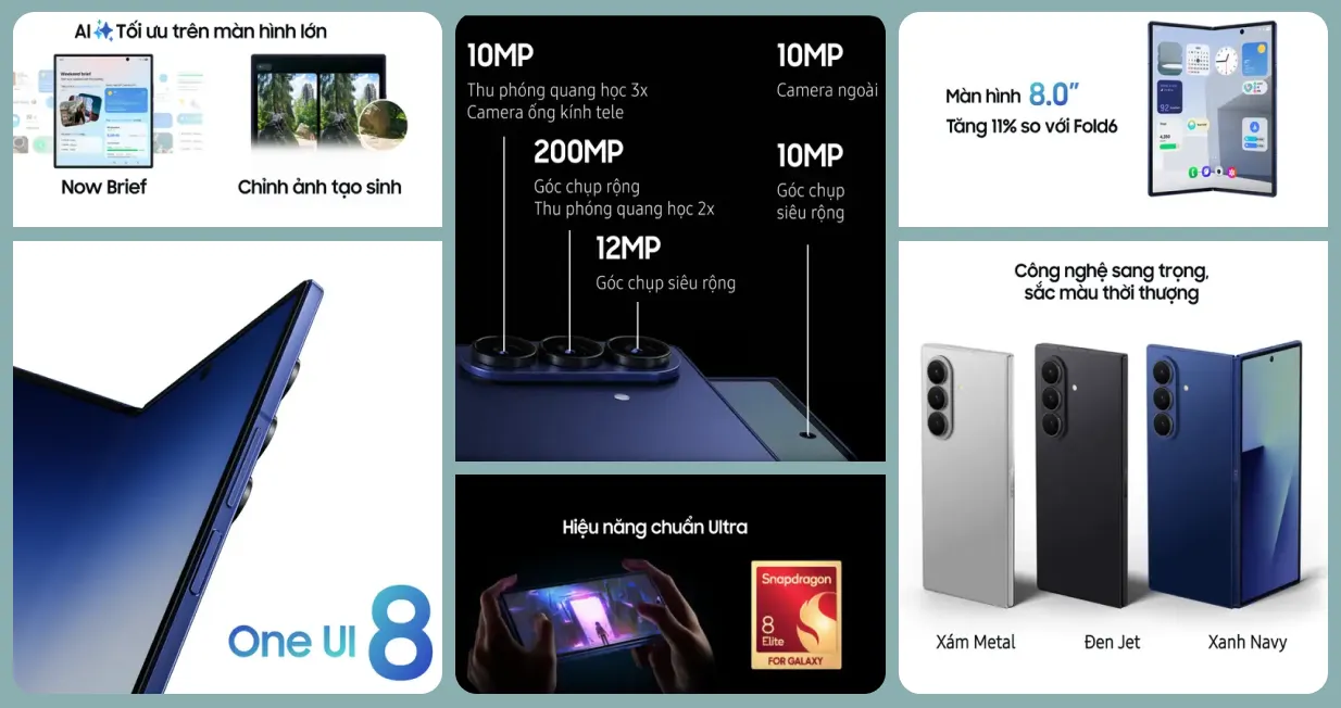 Samsung Galaxy Z Fold7 12GB 256GB — ảnh 2
