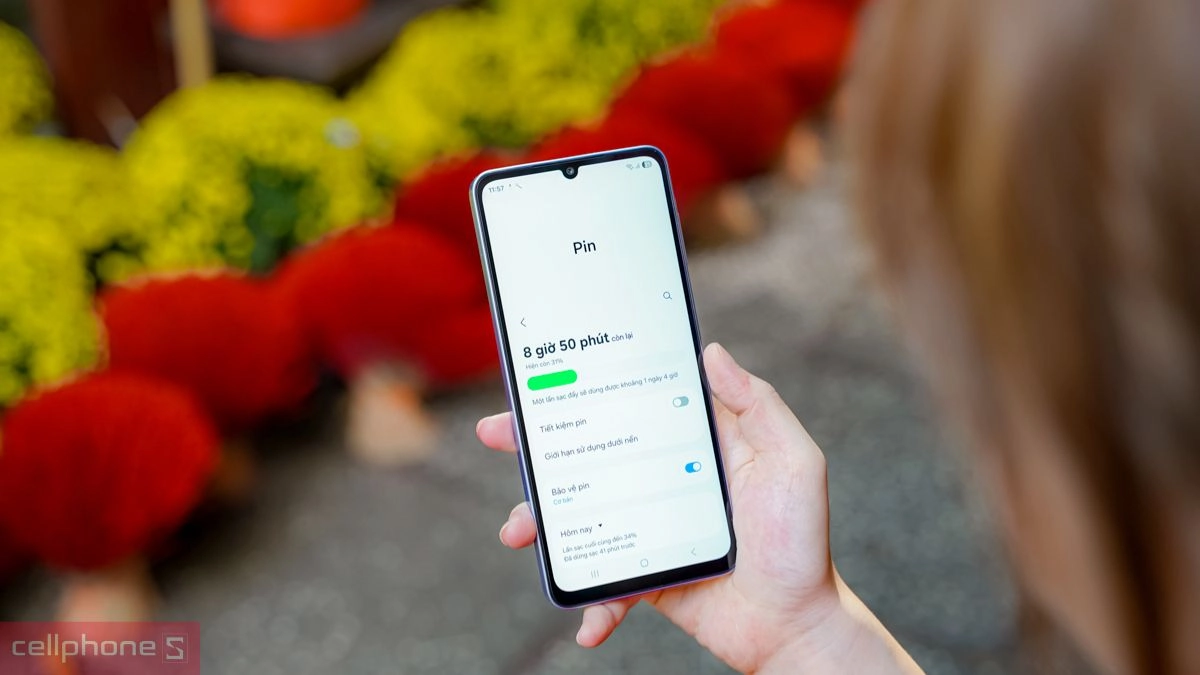 Dung lượng pin điện thoại Samsung Galaxy A07 5G