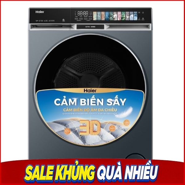 Máy sấy bơm nhiệt Haier 14 Kg HD140-AR387GNU1