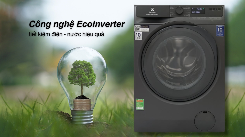 Máy giặt Electrolux UltimateCare 500 Inverter 10 kg EWF1023P5SC - Công nghệ tiết kiệm điện