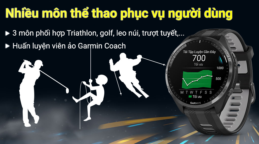 Đồng hồ thông minh Garmin Forerunner 965 - Các môn thể thao