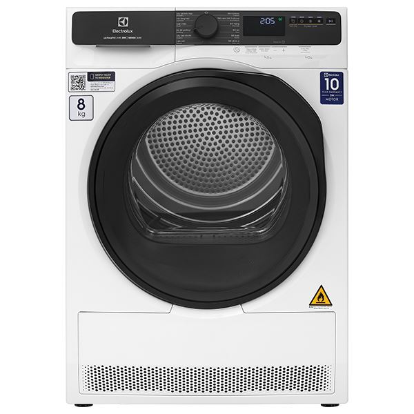 Máy sấy bơm nhiệt Electrolux 8 Kg EDH803J5WC