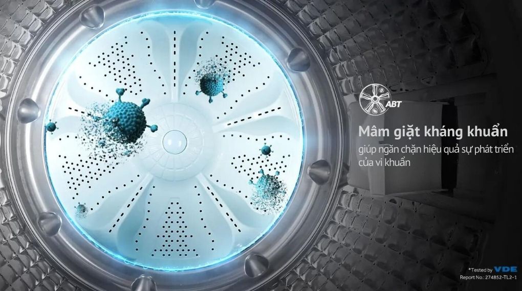 Máy giặt Aqua 8 kg AWM8-316K(B) - Công nghệ giặt đặc biệt