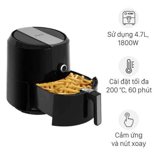 Nồi chiên không dầu Kangaroo 5.2 lít KG55AF1A