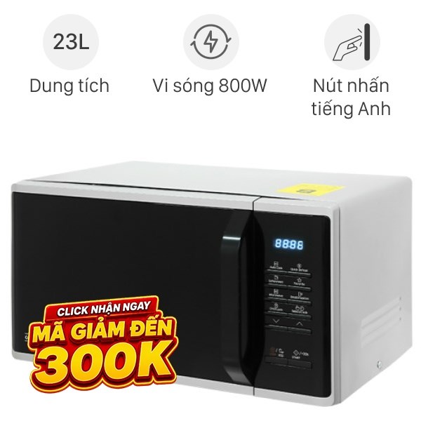 Lò vi sóng Samsung MS23K3513AS/SV-N 23 lít