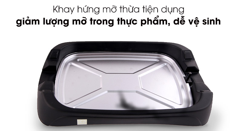 Khay hứng mỡ thừa - Bếp nướng điện Sunhouse SHD4602