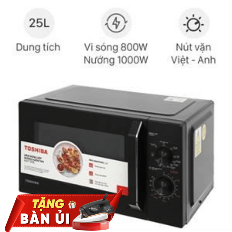 Lò vi sóng có nướng Toshiba MW3-MG25PE(BK)