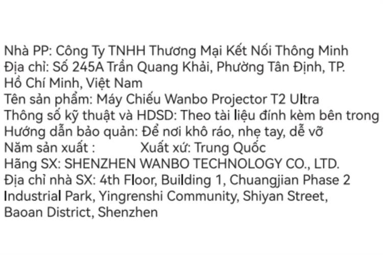 Máy chiếu Wanbo Full HD T2 Ultra — ảnh 8