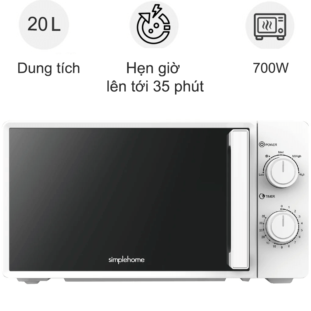 Lò Vi Sóng F20MXP07-G70 20 Lít