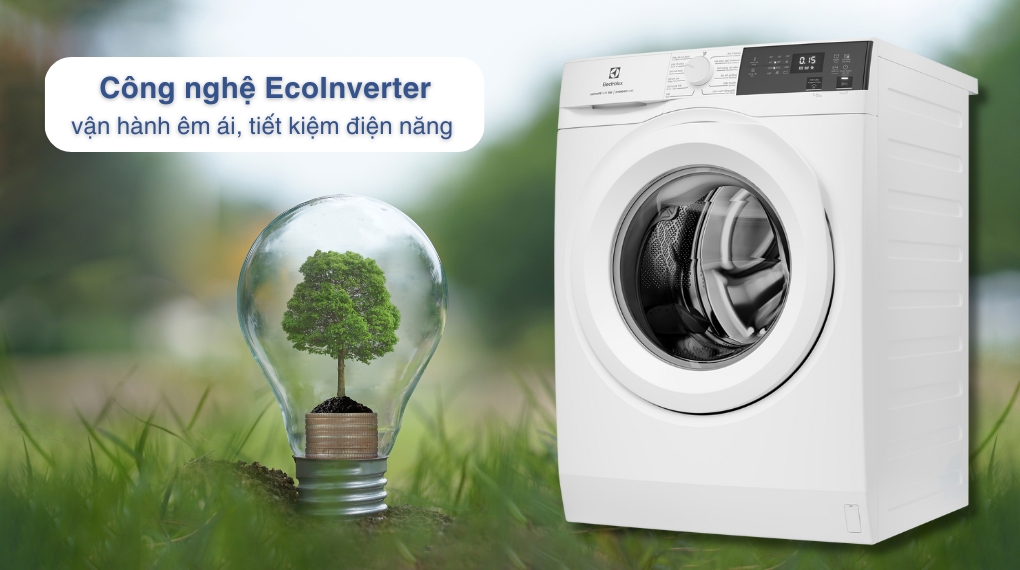 Máy giặt Electrolux UltimateCare 300 Inverter 10 kg EWF1024D3WC - Động cơ - Công nghệ tiết kiệm điện