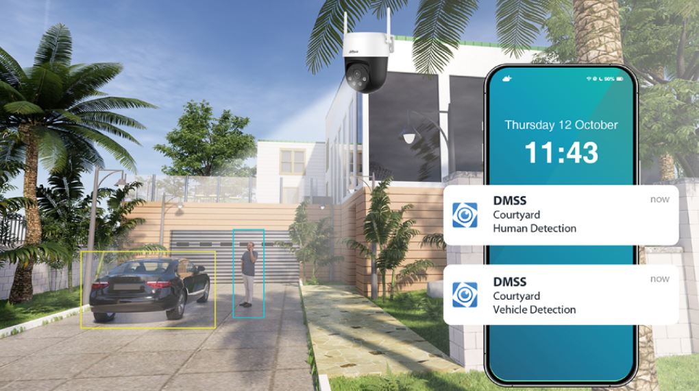 Camera IP Ngoài trời 360 Độ 3MP Dahua DH-P3AS-PV - Hỗ trợ giám sát với loạt tiện ích hiện đại