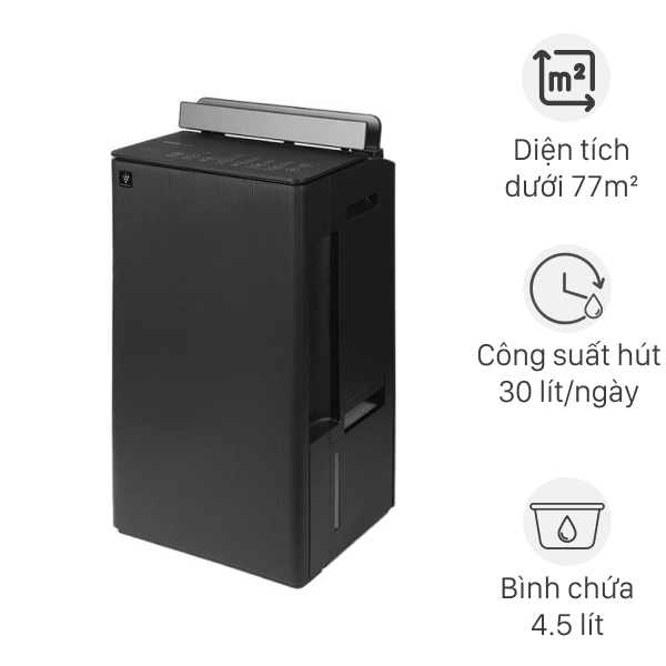 Máy hút ẩm kết hợp lọc không khí Sharp DW-T30FV-H 330W