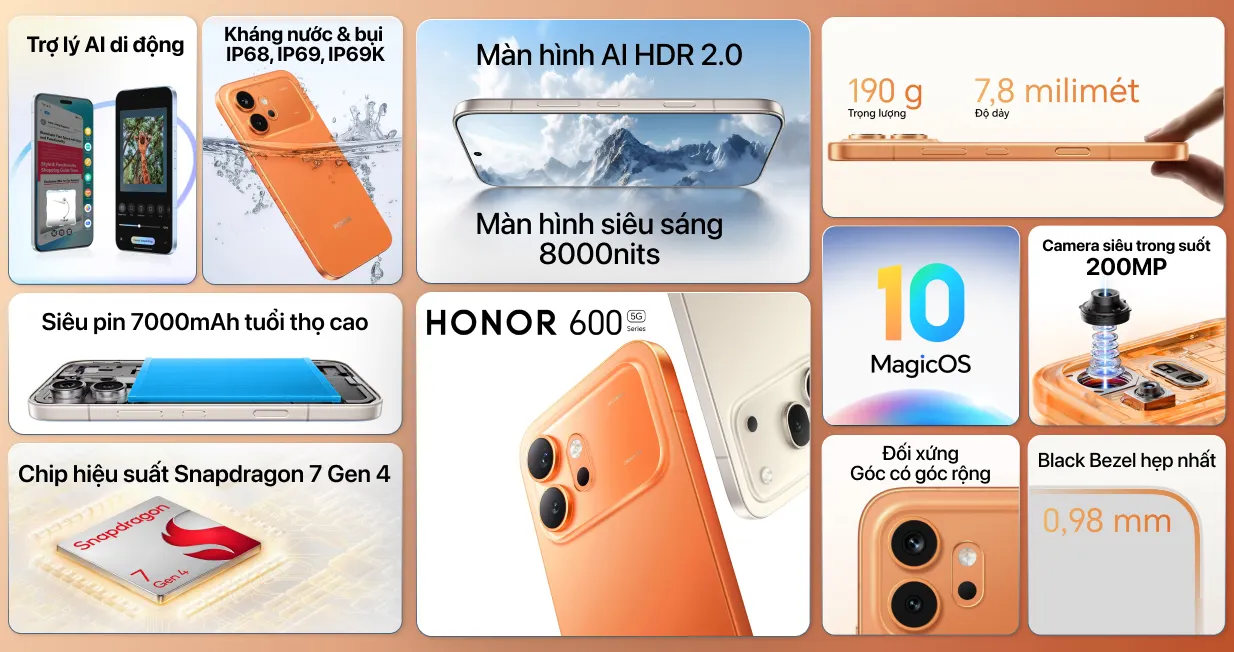 HONOR 600 5G 8GB 256GB — ảnh 4