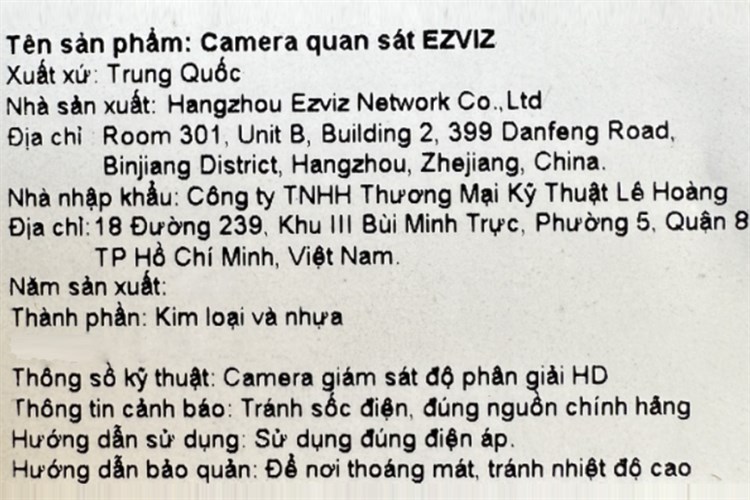 Camera IP 360 EZVIZ TY1 — ảnh 4