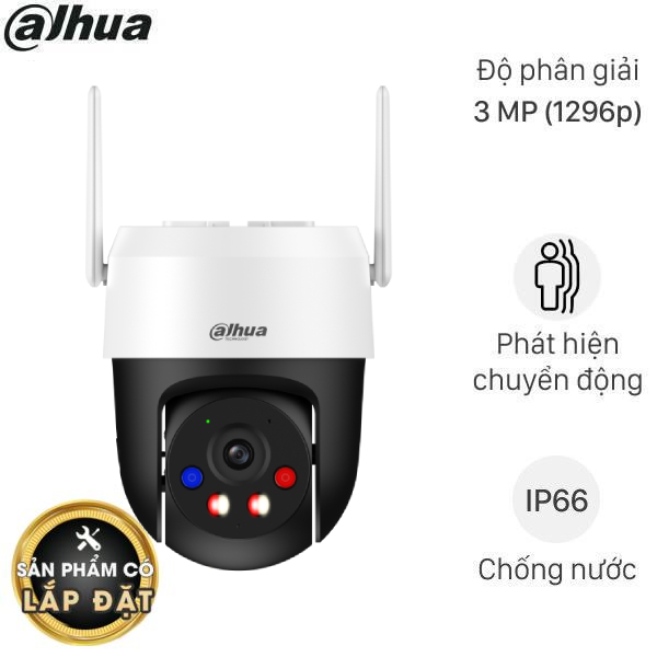 Camera IP Ngoài trời 360 Dahua DH-P3AS-PV
