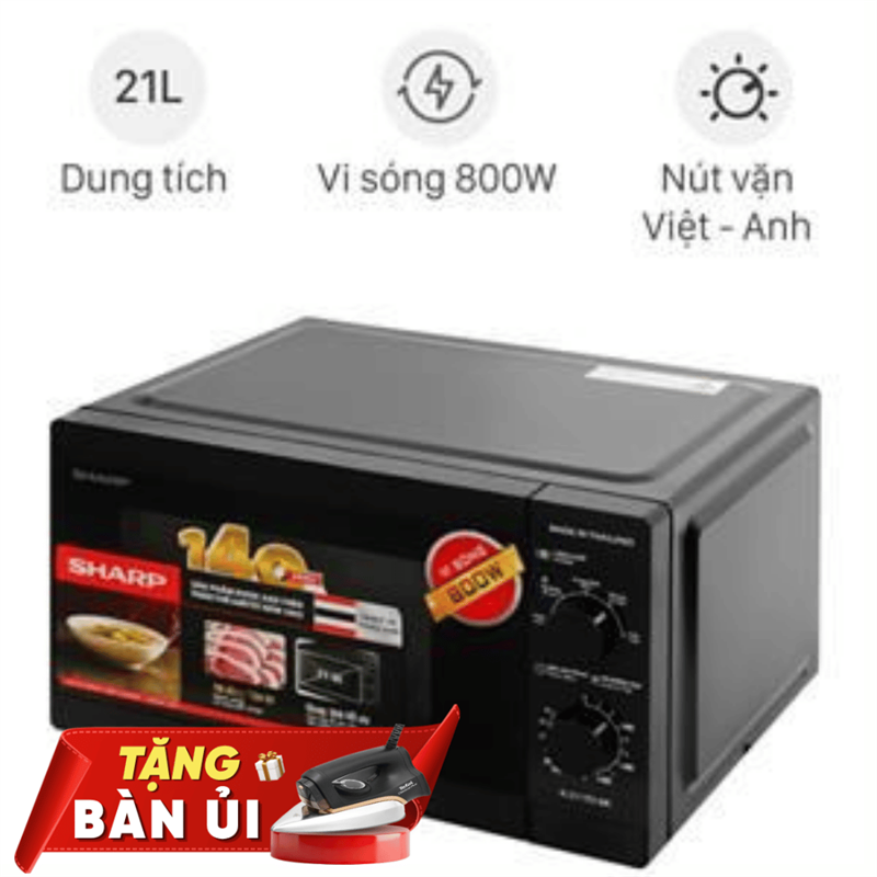 Lò vi sóng Sharp R-211TV-BK