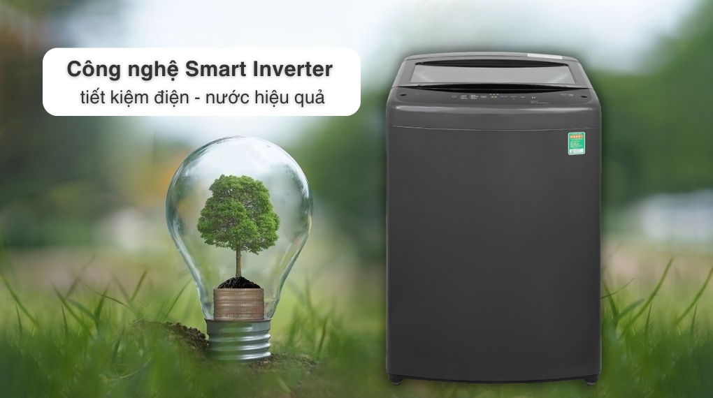 Máy giặt LG TurboDrum Inverter 12 kg T2512VBTB - Động cơ - Công nghệ tiết kiệm điện