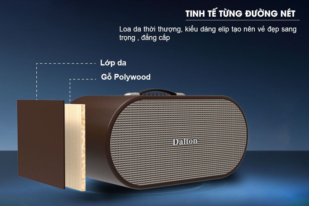 Loa karaoke xách tay Dalton K220C 750W - Thiết kế