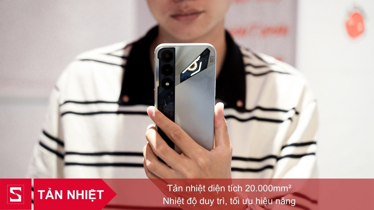 nubia Neo 5 được trang bị hệ thống làm mát tiên tiến