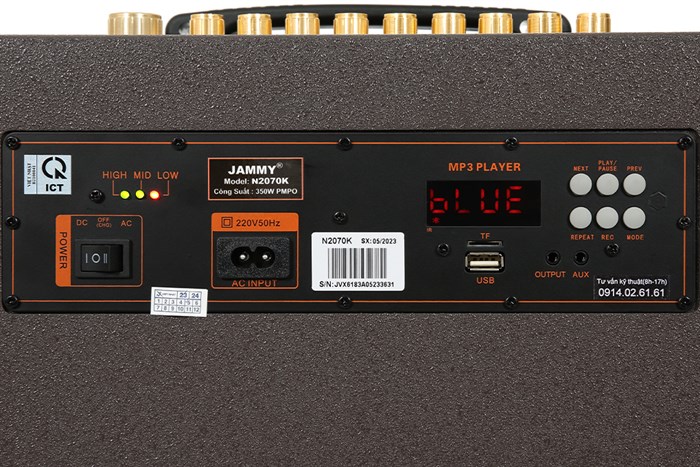 Loa karaoke xách tay Jammy N2070K — ảnh 10