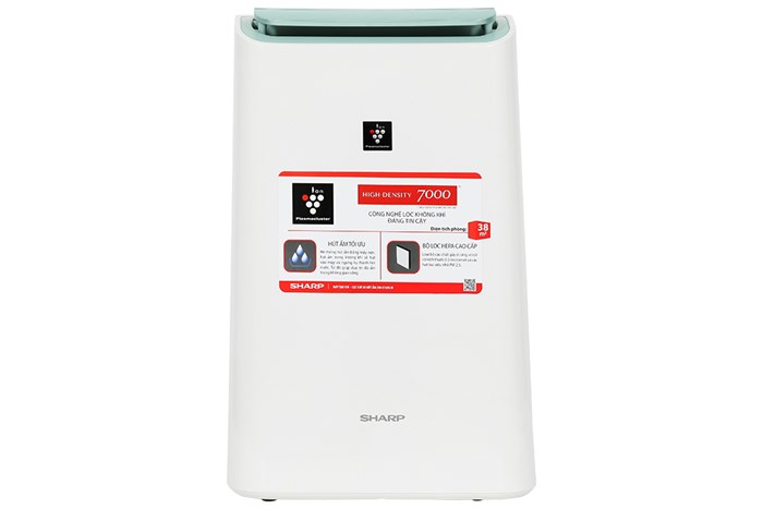 Máy hút ẩm kết hợp lọc không khí Sharp DW-E16FA-W 260W — ảnh 2