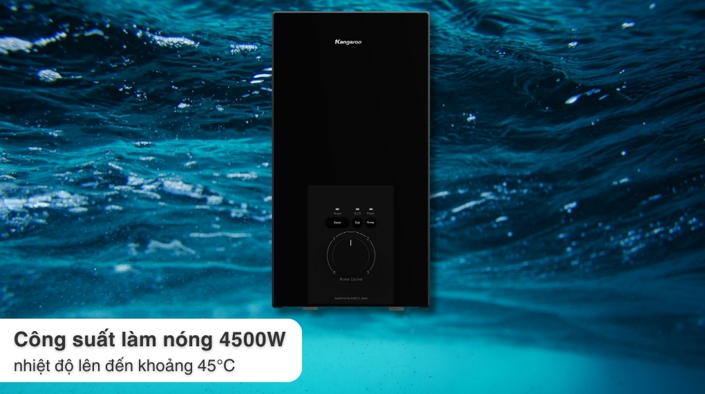 Máy nước nóng trực tiếp Kangaroo 4500W KGWD45P2 - Đặc điểm làm nóng