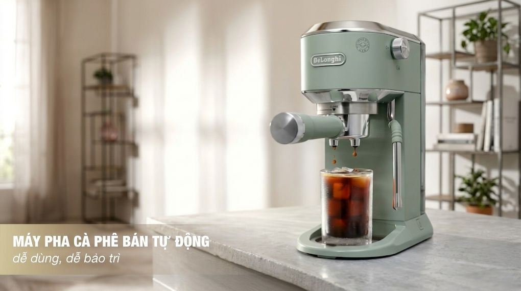 Bán tự động - Máy pha cà phê Delonghi EC890.GR