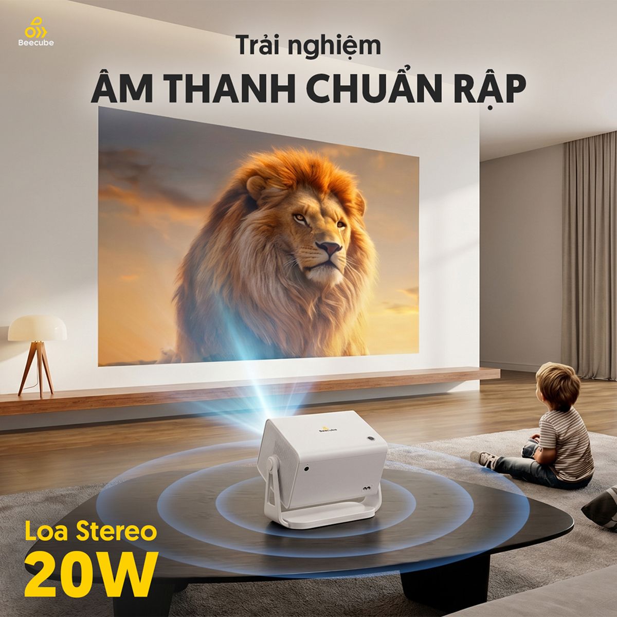 Máy chiếu mini Beecube X2 Max Gen 6 Netflix Full HD — ảnh 5