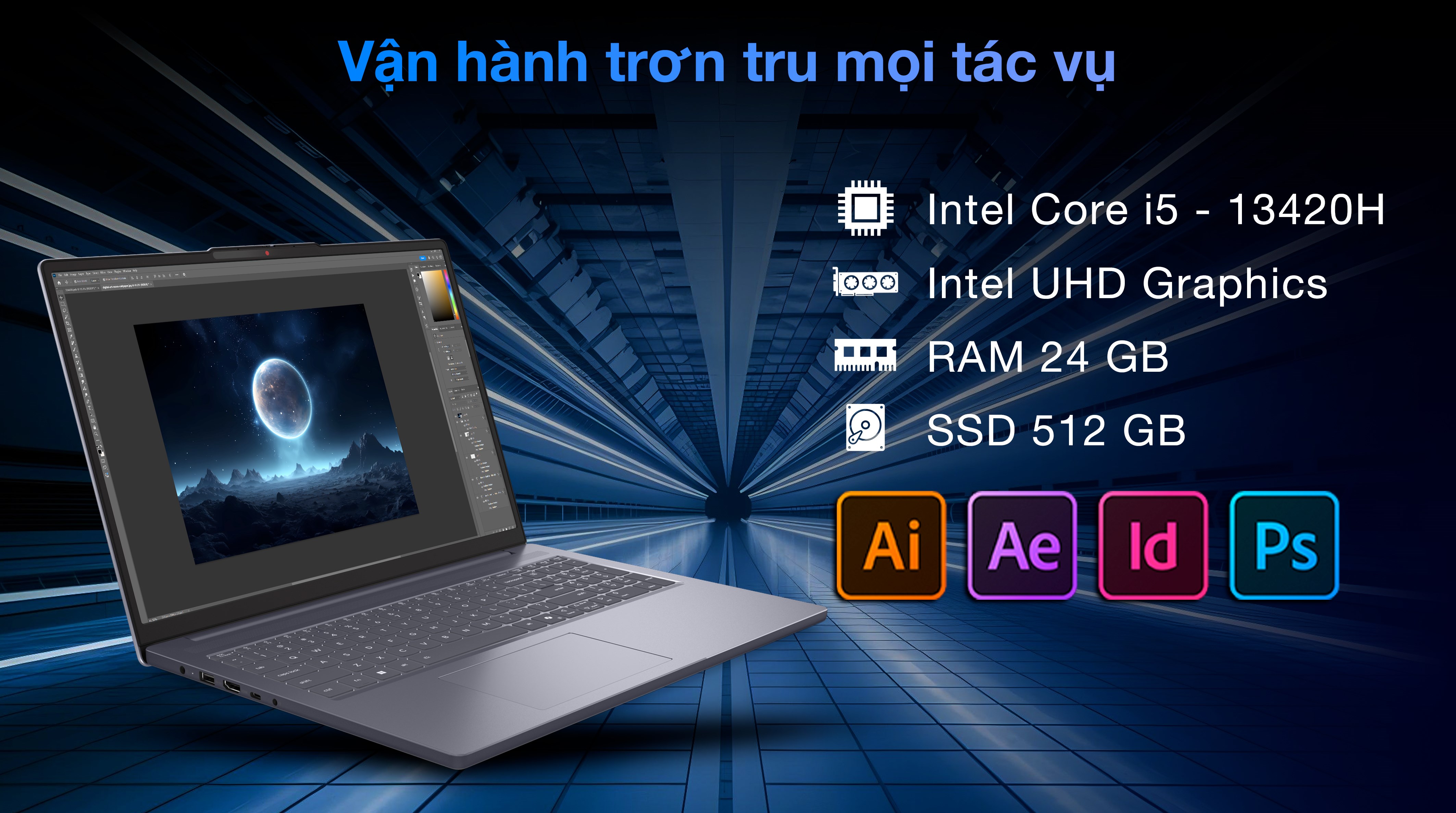 Lenovo Ideapad Slim 3 16IRH10 i5 13420H (83K20003VN) - Hiệu năng