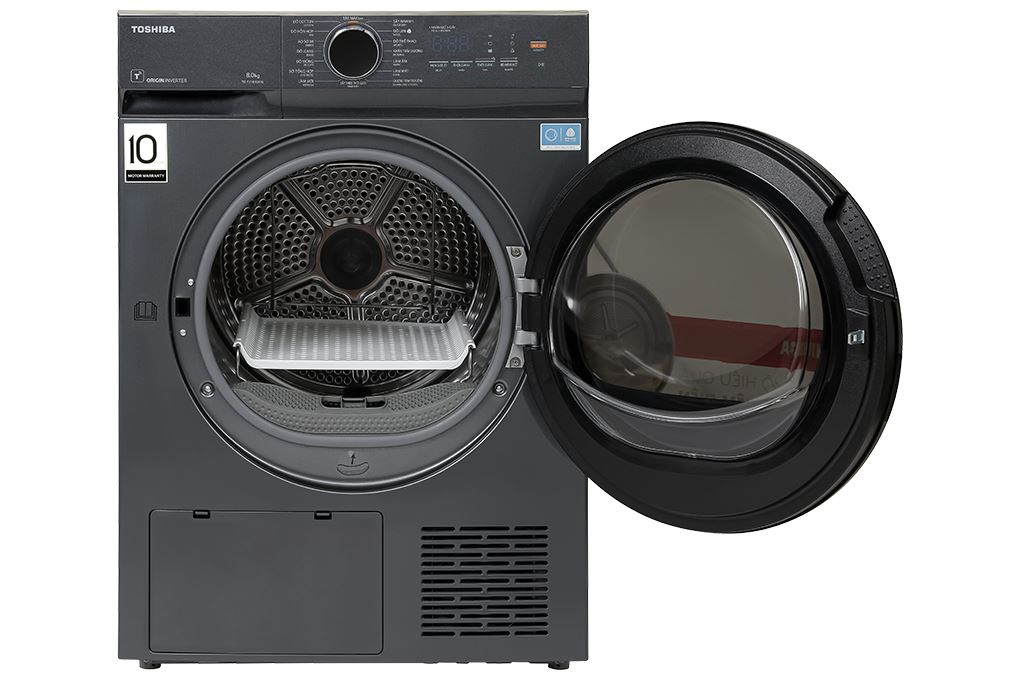 Tiết kiệm điện - Máy sấy bơm nhiệt Toshiba 8 kg TD-T21B90HWV(MG)