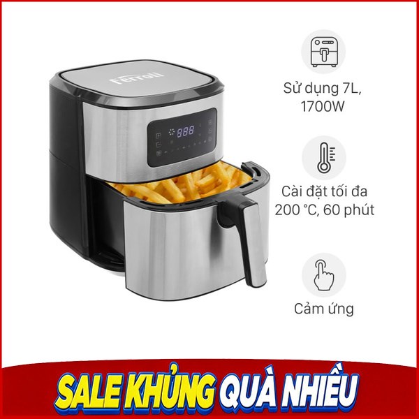 Nồi chiên không dầu Ferroli 7 lít FAF-7.0D