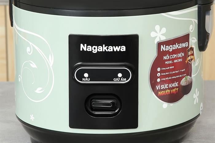 Nồi cơm nắp gài Nagakawa 1.2 lít NRC3812 — ảnh 10