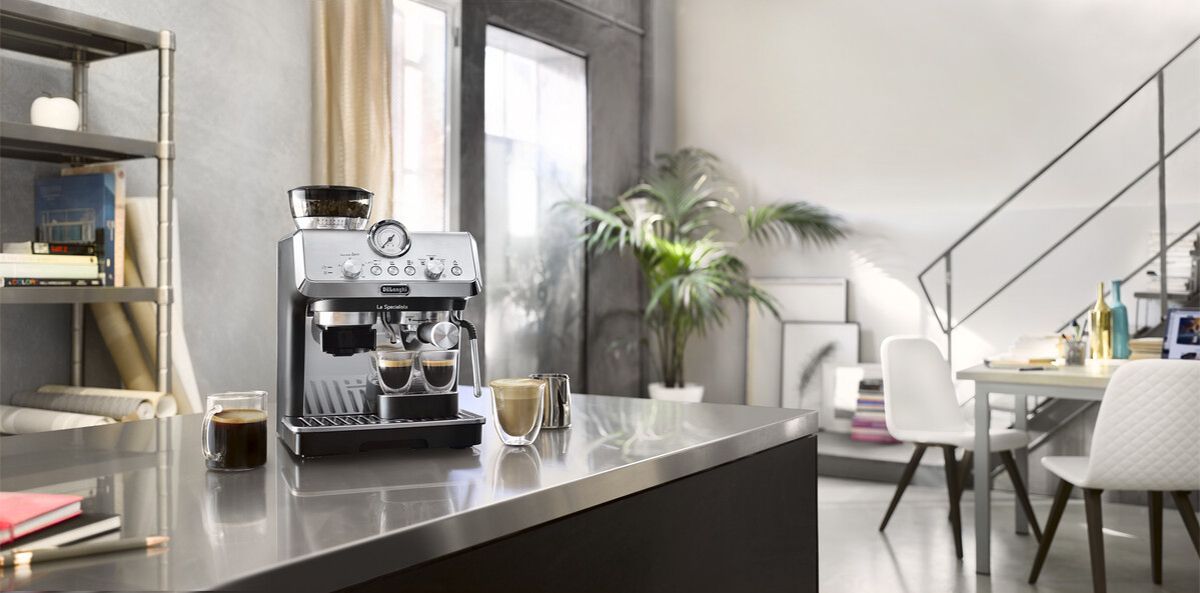 Menu của máy pha cà phê Delonghi EC9155.MB được cài đặt sẵn