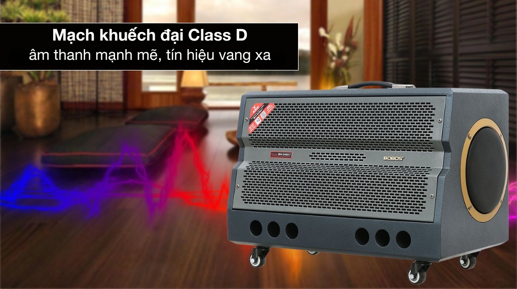 Loa karaoke xách tay BOBOS BM-348XT 1200W - Công nghệ âm thanh