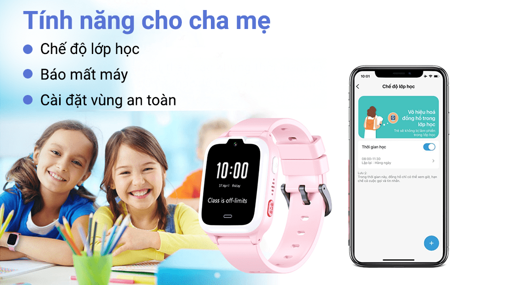 Masstel Smart Hero Star 47mm dây silicone - Tính năng an toàn