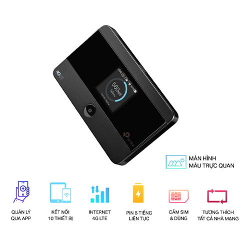 Bộ Phát Sóng Wifi 4G TPLINK-M7350