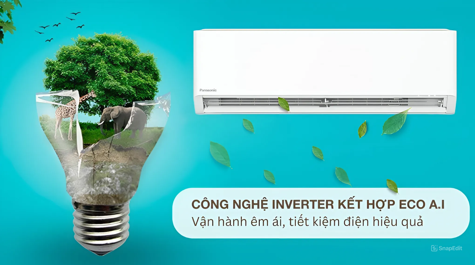 Máy lạnh Panasonic Inverter 1 HP CU/CS-U9BKH-8 - Công nghệ tiết kiệm điện