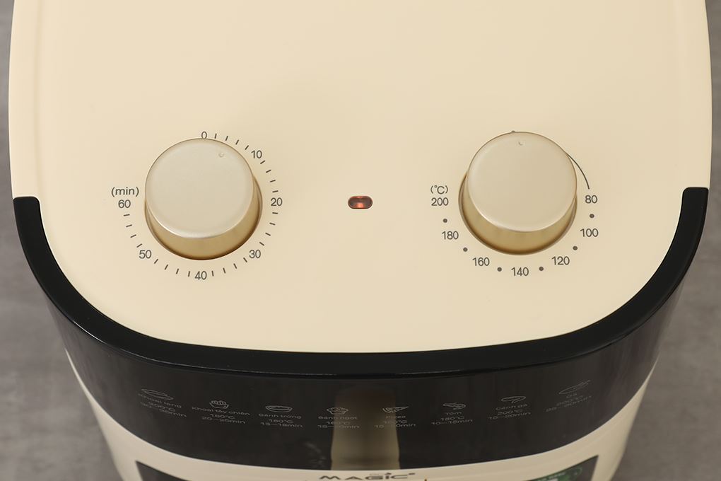 Nồi chiên không dầu Magic Eco 6 lít AC-161 - Bảng điều khiển